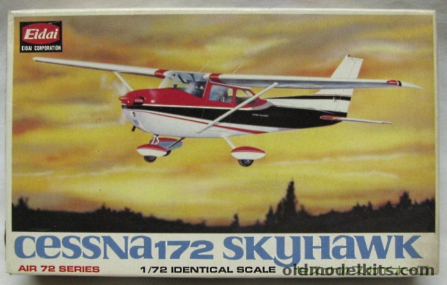 Eidai 1/72 Cessna 172 Skyhawk, 005-150 plastic model kit
